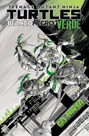 TEENAGE MUTANT NINJA TURTLES: BLANCO NEGRO Y VERDE [RUSTICA] | SHALVEY , DECLAN | Akira Comics  - libreria donde comprar comics, juegos y libros online