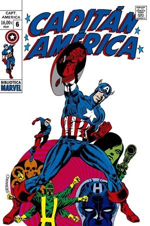 BIBLIOTECA MARVEL: CAPITAN AMERICA Nº06 (1969 / 108-113 USA) [RUSTICA] | STERANKO, JIM | Akira Comics  - libreria donde comprar comics, juegos y libros online