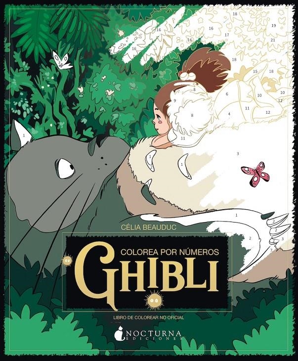 STUDIO GHIBLI: LIBRO PARA COLOREAR (NO OFICIAL) [RUSTICA] | BEADUC, CELIA | Akira Comics  - libreria donde comprar comics, juegos y libros online