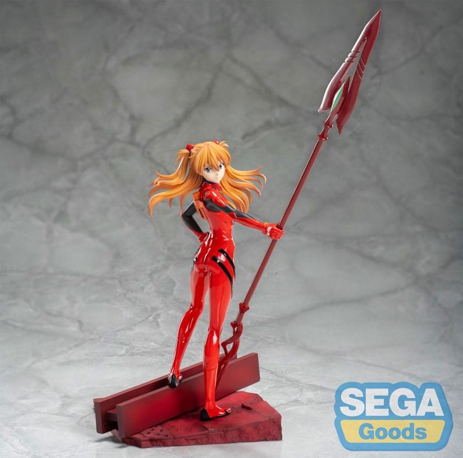 EVANGELION: 3.0+1.0 THRICE UPON A TIME: ESTATUA LUMINASTA ASUKA SHIKINAMI LANGLEY X SPEAR OF LONGINUS 20 CM PVC [CAJA] | Akira Comics  - libreria donde comprar comics, juegos y libros online