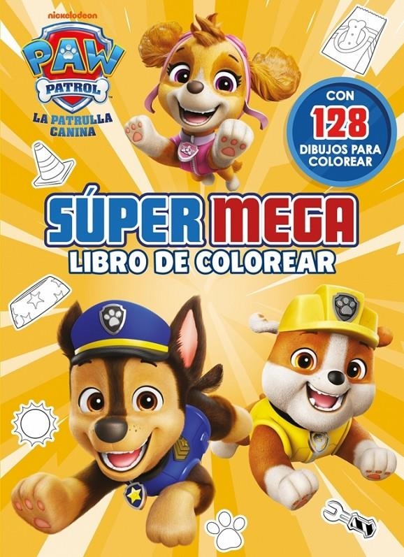 PAW PATROL PATRULLA CANINA: ACTIVIDADES SUPER MEGA LIBRO DE COLOREAR [RUSTICA] | Akira Comics  - libreria donde comprar comics, juegos y libros online