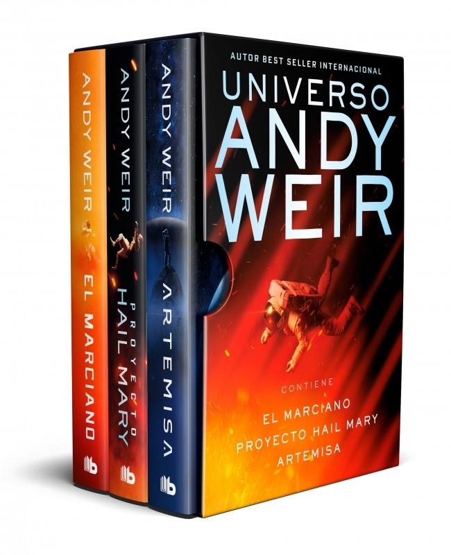 UNIVERSO ANDY WEIR: EL MARCIANO / PROYECTO HAIL MARY / ARTEMISA (ESTUCHE) [BOLSILLO] | WEIR, ANDY | Akira Comics  - libreria donde comprar comics, juegos y libros online