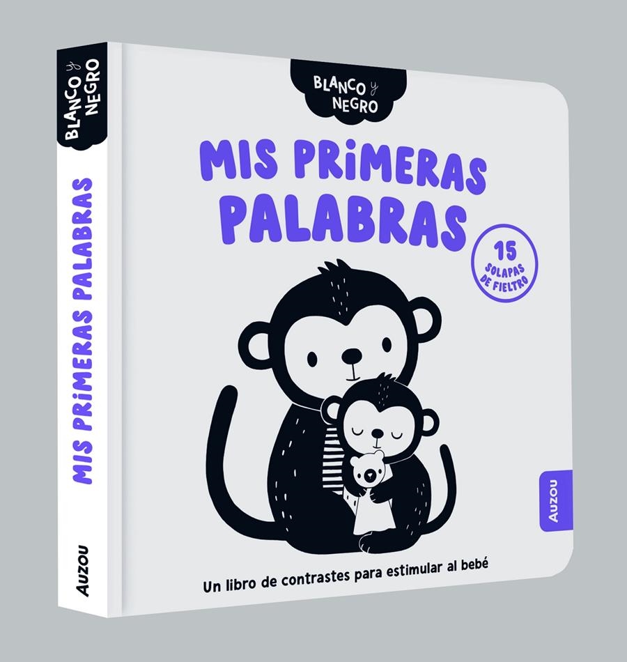 BLANCO Y NEGRO: MIS PRIMERAS PALABRAS [CARTONE] | KENDALL, WENDY | Akira Comics  - libreria donde comprar comics, juegos y libros online