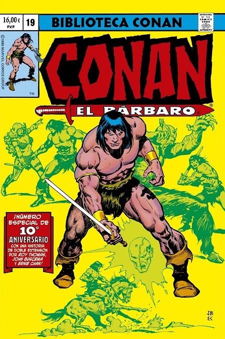 BIBLIOTECA MARVEL: CONAN EL BARBARO Nº19 (1980 / 109-115 USA ) [RUSTICA] | THOMAS, ROY / BUSCEMA, JOHN | Akira Comics  - libreria donde comprar comics, juegos y libros online