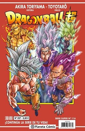 DRAGON BALL SUPER Nº116 (SERIE ROJA Nº326) [RUSTICA] | TORIYAMA, AKIRA | Akira Comics  - libreria donde comprar comics, juegos y libros online