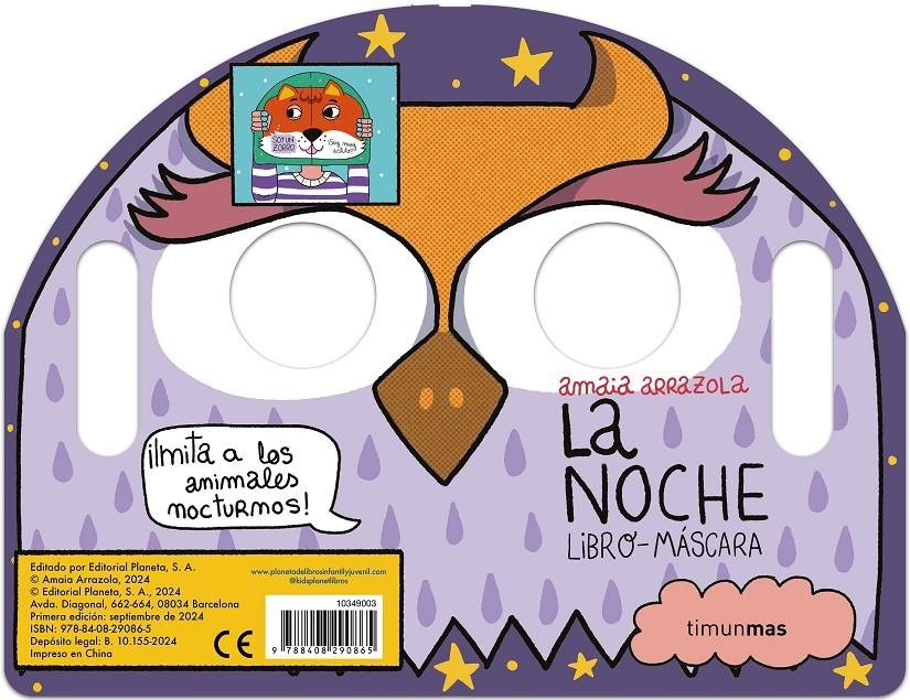 NOCHE, LA (LIBRO MASCARA) [CARTONE] | ARRAZOLA, AMAIA | Akira Comics  - libreria donde comprar comics, juegos y libros online
