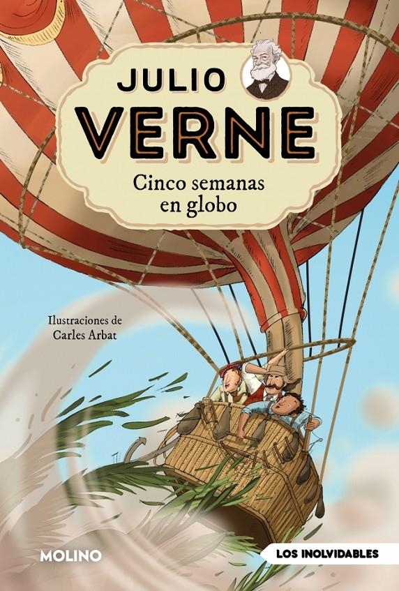 JULIO VERNE Nº05: CINCO SEMANAS EN GLOBO (EDICION ILUSTRADA Y ADAPTADA) [RUSTICA] | VERNE, JULIO | Akira Comics  - libreria donde comprar comics, juegos y libros online