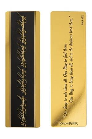 SEÑOR DE LOS ANILLOS, EL: PUNTO DE LIBRO ONE RING 14 X 4 CM (ACERO INOXIDABLE) | Akira Comics  - libreria donde comprar comics, juegos y libros online