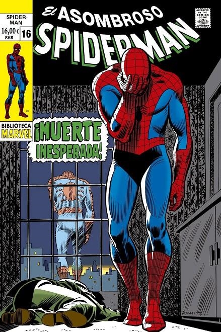 BIBLIOTECA MARVEL: ASOMBROSO SPIDERMAN Nº16 (1969 / 71-76 USA) [RUSTICA] | LEE, STAN / BUSCEMA, JOHN  | Akira Comics  - libreria donde comprar comics, juegos y libros online