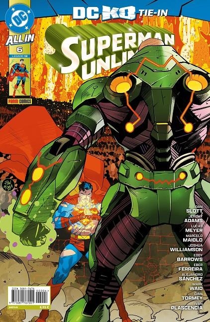 SUPERMAN UNLIMITED Nº06 (DC ALL IN) [RUSTICA] | SLOTT, DAN | Akira Comics  - libreria donde comprar comics, juegos y libros online