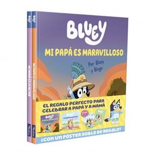 BLUEY: ¡PAPA Y MAMA SON GENIALES! (PACK CON DOS LIBROS Y POSTER DE REGALO) [CARTONE] | Akira Comics  - libreria donde comprar comics, juegos y libros online
