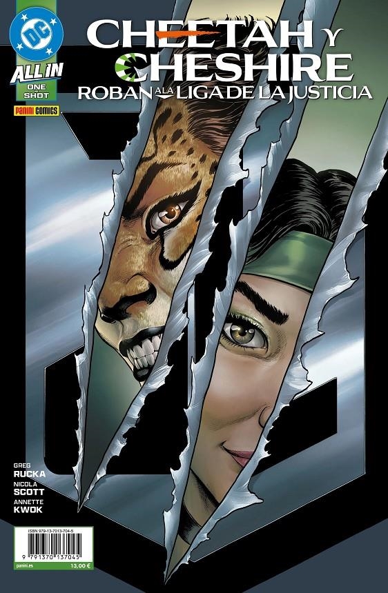 DC ONE SHOT: CHEETAH Y CHESIHER ROBAN A LA LIGA DE LA JUSTICIA [RUSTICA] | RUCKA, GREG  | Akira Comics  - libreria donde comprar comics, juegos y libros online