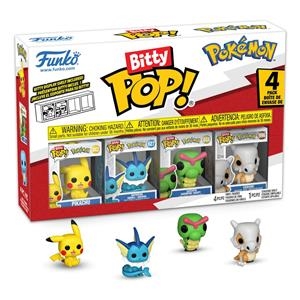 BITTY POP! POKEMON: PACK DE 4  FIGURAS POKEMON SERIES 1 (2,5 CM) [CAJA] | Akira Comics  - libreria donde comprar comics, juegos y libros online