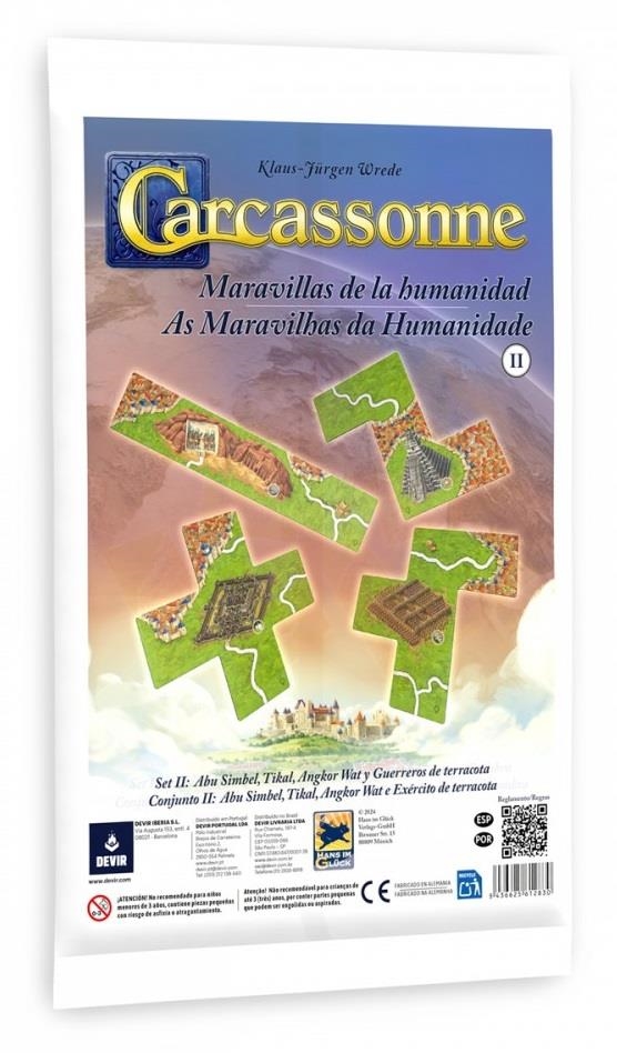 CARCASSONNE: MARAVILLAS DE LA HUMANIDAD II [JUEGO] | WREDE, KLAUS-JURGEN | Akira Comics  - libreria donde comprar comics, juegos y libros online