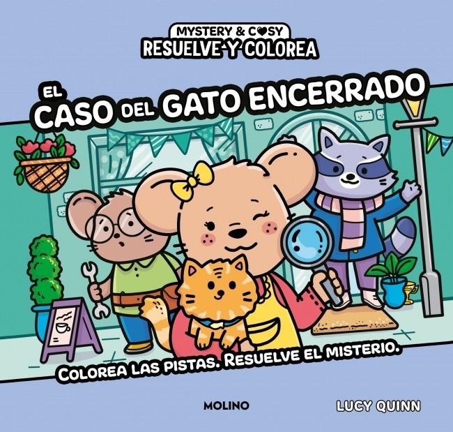 RESUELVE Y COLOREA: EL CASO DEL GATO ENCERRADO [RUSTICA] | QUINN, LUCY | Akira Comics  - libreria donde comprar comics, juegos y libros online