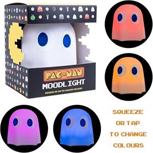 PAC-MAN: LAMPARA MOOD LIGHT GHOST 3D QUE CAMBIA LOS COLORES (MATERIAL SILICONA) 10 CM [CAJA] | Akira Comics  - libreria donde comprar comics, juegos y libros online