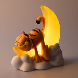 GARFIELD: LAMPARA GARFIELD DURMIENDO EN LA LUNA CON USB-C [CAJA] | Akira Comics  - libreria donde comprar comics, juegos y libros online