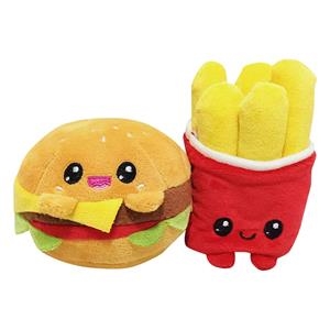 YUMMIS TOGETHER: PAKC DE 2 PELUCHES BURGER & FRIES IN TAKE AWAY BAG 21 CM [BOLSA PELUCHE] | Akira Comics  - libreria donde comprar comics, juegos y libros online