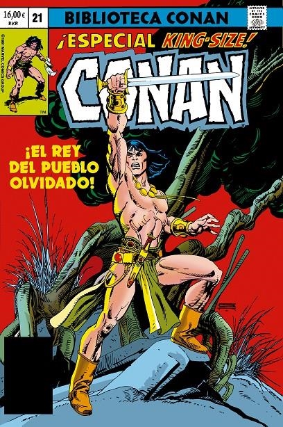 BIBLIOTECA MARVEL: CONAN EL BARBARO Nº21 (1981 / 122-126 USA) [RUSTICA] | THOMAS, ROY / BUSCEMA, JOHN | Akira Comics  - libreria donde comprar comics, juegos y libros online