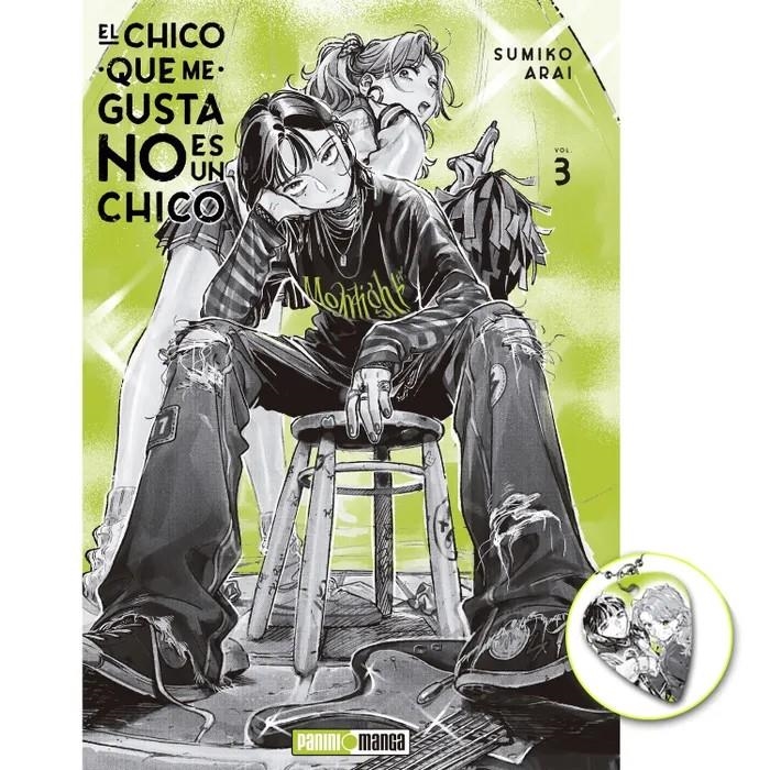 CHICO QUE ME GUSTA NO ES UN CHICO Nº03, EL (EDICIÓN CUBIERTA ALTERNATIVA + PÚA / COLGANTE) [RUSTICA] | ARAI, SUMIKO | Akira Comics  - libreria donde comprar comics, juegos y libros online