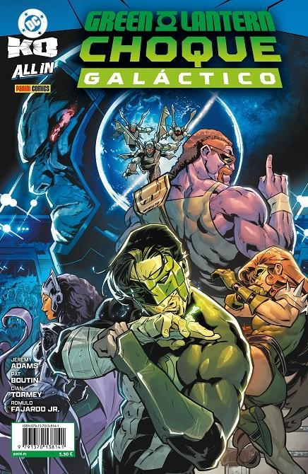 DC K.O: GREEN LANTERN, CHOQUE GALACTICO [GRAPA] | ADAMS, JEREMY / TORMEY, CIAN | Akira Comics  - libreria donde comprar comics, juegos y libros online