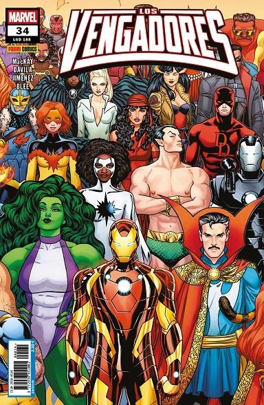VENGADORES Nº188 / Nº34 | MACKAY, JED / DAVILA, SERGIO | Akira Comics  - libreria donde comprar comics, juegos y libros online