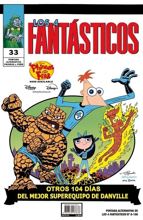 4 FANTASTICOS Nº190 / Nº08 (PORTADA ALTERNATIVAL DISNEY) [GRAPA] | NORTH, RYAN / RAMOS, HUMBERTO | Akira Comics  - libreria donde comprar comics, juegos y libros online