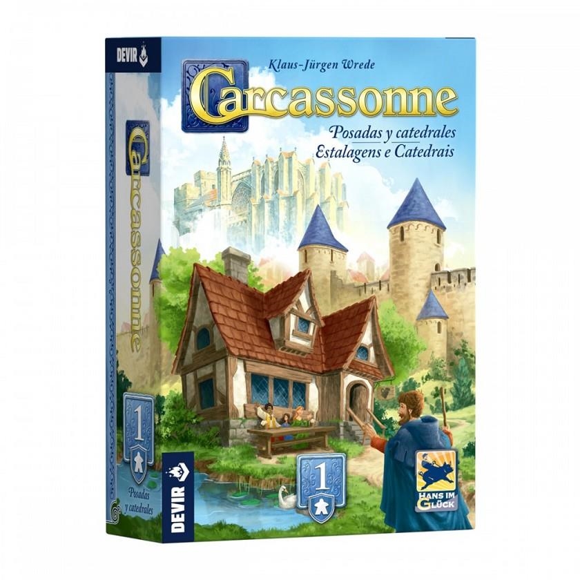 CARCASSONNE: POSADAS Y CATEDRALES (EXPANSION) [JUEGO] | WREDE, KLAUS-JURGEN | Akira Comics  - libreria donde comprar comics, juegos y libros online