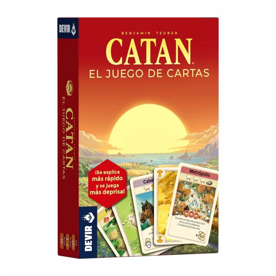 CATAN EL JUEGO DE CARTAS [JUEGO] | Akira Comics  - libreria donde comprar comics, juegos y libros online