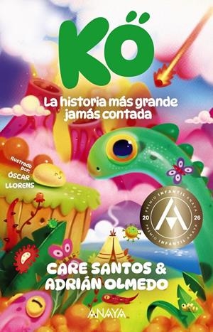 KO: LA HISTORIA MAS GRANDE JAMAS CONTADA (PREMIO ANAYA 2026) [CARTONE] | SANTOS, CARE / OLMEDO, ADRIAN | Akira Comics  - libreria donde comprar comics, juegos y libros online