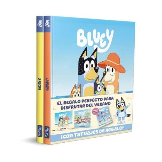 BLUEY: ¡A LA PLAYA! ¡A LA PISCINA! (PACK CON DOS LIBROS) [CARTONE] | Akira Comics  - libreria donde comprar comics, juegos y libros online