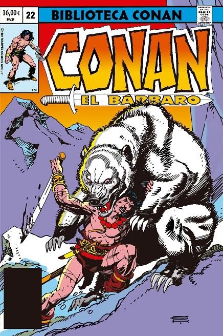 BIBLIOTECA MARVEL: CONAN EL BARBARO Nº22 (1981 / 127-132 USA) [RUSTICA] | KANE, GIL | Akira Comics  - libreria donde comprar comics, juegos y libros online