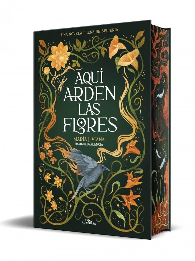 AQUI ARDEN LAS FLORES (EDICION LIMITADA CON CANTOS PINTADOS) [CARTONE] | VIANA, MARIA J. | Akira Comics  - libreria donde comprar comics, juegos y libros online