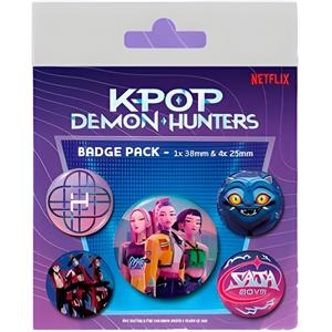 KPOP DEMON HUNTERS: PACK 5 CHAPAS | Akira Comics  - libreria donde comprar comics, juegos y libros online