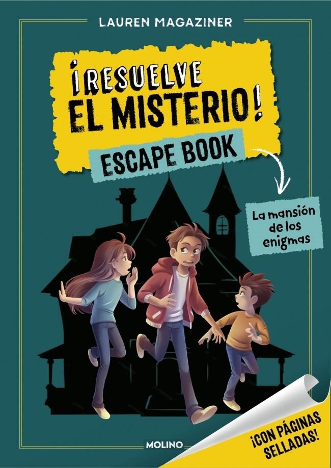 RESUELVE EL MISTERIO! ESCAPE BOOK Nº01: LA MANSION DE LOS ENIGMAS [RUSTICA] | MAGAZINER, LAUREN | Akira Comics  - libreria donde comprar comics, juegos y libros online
