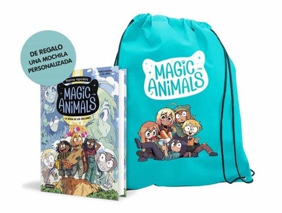 MAGIC ANIMALS MISIONES ESPECIALES Nº01: LA SENDA DE LOS VOLCANES (PACK CON MOCHILA) [CARTONE] | ISERN, SUSANNA / DALMAU, CARLES | Akira Comics  - libreria donde comprar comics, juegos y libros online