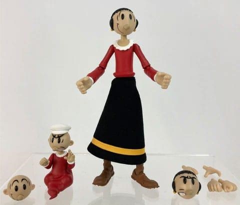 POPEYE: FIGURA OLIVIA / ROSARIO (OLIVE OYL) WAVE 01 10-15 CM PVC [CAJA] | Akira Comics  - libreria donde comprar comics, juegos y libros online