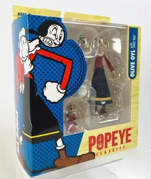 POPEYE: FIGURA OLIVIA / ROSARIO (OLIVE OYL) WAVE 01 10-15 CM PVC [CAJA] | Akira Comics  - libreria donde comprar comics, juegos y libros online