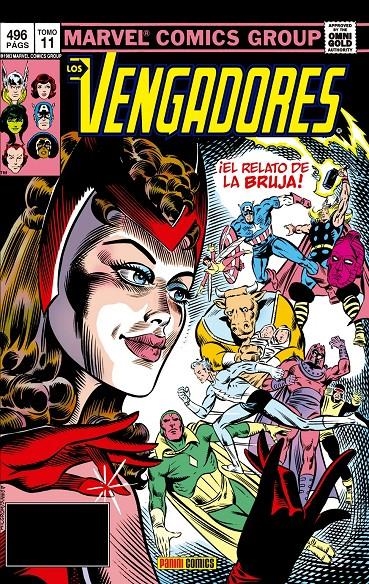 MARVEL GOLD: VENGADORES VOL.11, EL RELATO DE LA BRUJA (227-237 USA) [CARTONE] | MANTLO, BILL / BUSCEMA, SAL | Akira Comics  - libreria donde comprar comics, juegos y libros online