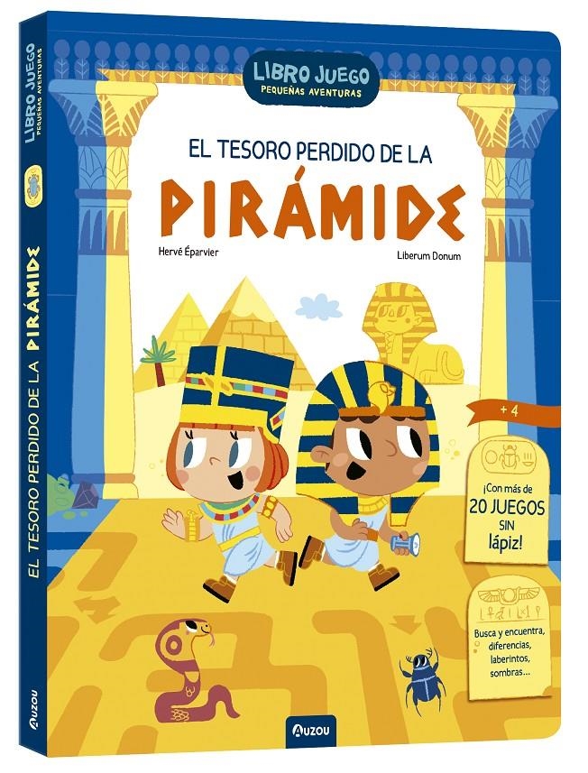 TESORO PERDIDO DE LA PIRAMIDE, EL (LIBROJUEGO) [CARTONE] | EPARVIER, HERVE / DONUM, LIBERUM | Akira Comics  - libreria donde comprar comics, juegos y libros online