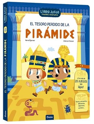 TESORO PERDIDO DE LA PIRAMIDE, EL (LIBROJUEGO) [CARTONE] | EPARVIER, HERVE / DONUM, LIBERUM | Akira Comics  - libreria donde comprar comics, juegos y libros online