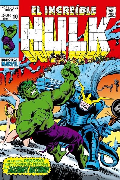 BIBLIOTECA MARVEL: EL INCREIBLE HULK Nº10 (1969-1970 / 124-129 USA) [RUSTICA] | LEE, STAN / TRIMPE, HERB | Akira Comics  - libreria donde comprar comics, juegos y libros online