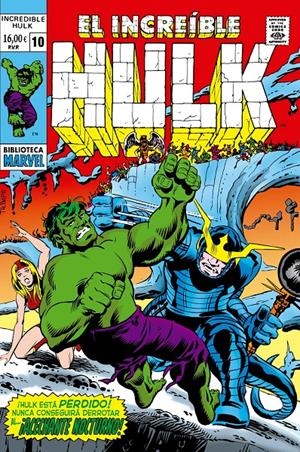 BIBLIOTECA MARVEL: EL INCREIBLE HULK Nº10 (1969-1970 / 124-129 USA) [RUSTICA] | LEE, STAN / TRIMPE, HERB | Akira Comics  - libreria donde comprar comics, juegos y libros online