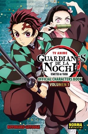GUARDIANES DE LA NOCHE: OFFICIAL CHARACTER BOOK Nº01 [RUSTICA] | GOTOUGE, KOYOHARU | Akira Comics  - libreria donde comprar comics, juegos y libros online