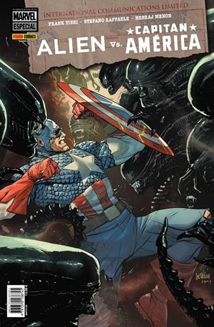 ALIEN VS CAPITAN AMERICA [RUSTICA] | TIERI, FRANK | Akira Comics  - libreria donde comprar comics, juegos y libros online