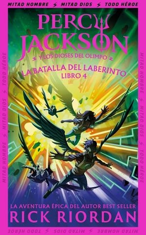 PERCY JACKSON Y LOS DIOSES DEL OLIMPO Nº04: LA BATALLA DEL LABERINTO (NUEVA CUBIERTA) [RUSTICA] | RIORDAN, RICK | Akira Comics  - libreria donde comprar comics, juegos y libros online
