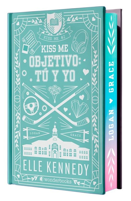 OBJETIVO: TU Y YO (OFF CAMPUS / #KISS ME 2) (EDICION ESPECIAL EN TAPA DURA CON CANTTOS PINTADOS) [CARTONE] | KENNEDY, ELLE | Akira Comics  - libreria donde comprar comics, juegos y libros online