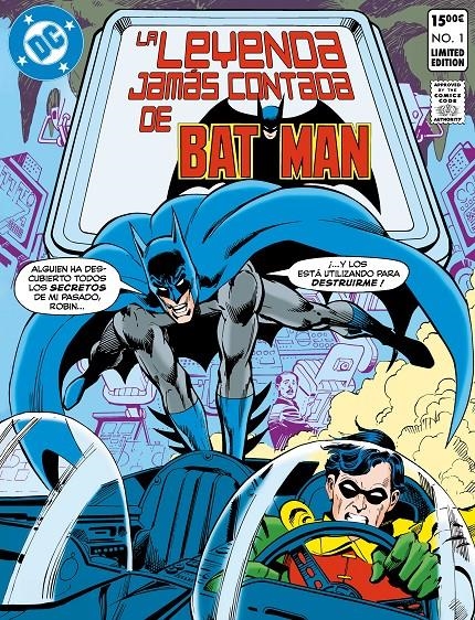 DC FACSIMIL: LA LEYENDA JAMAS CONTADA DE BATMAN [GRAPA] | BYRNE, JOHN / WEIN, LEN | Akira Comics  - libreria donde comprar comics, juegos y libros online