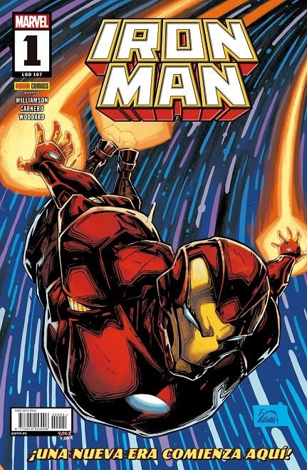 IRON MAN Nº167 / Nº01 [RUSTICA] | CARNERO, CARMEN / WILLIAMSON, JOSHUA | Akira Comics  - libreria donde comprar comics, juegos y libros online