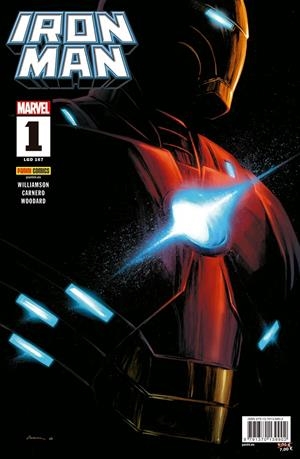 IRON MAN Nº167/ Nº01  (PORTADA DE CARMEN CARNERO) [RUSTICA] | CARNERO, CARMEN / WILLIAMSON, JOSHUA | Akira Comics  - libreria donde comprar comics, juegos y libros online